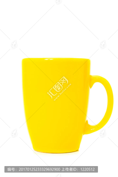 黃色的杯子