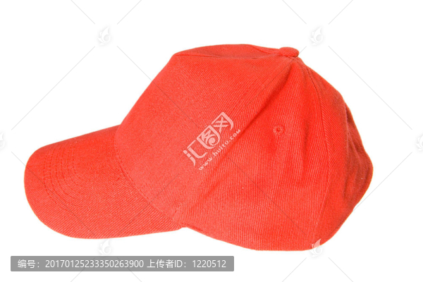 紅色棒球帽