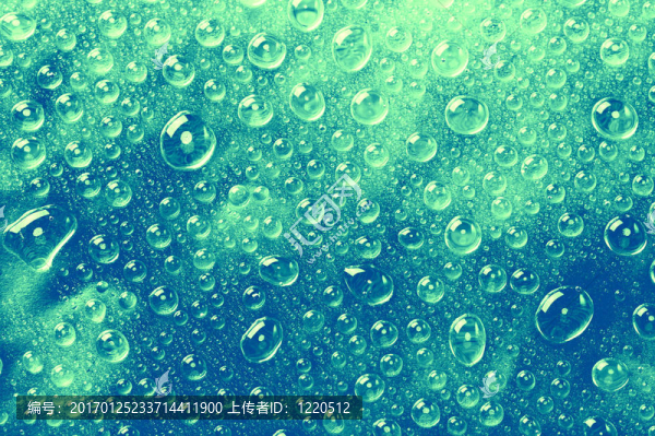 綠色的水滴