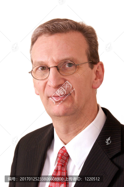 老年行政總裁的肖像