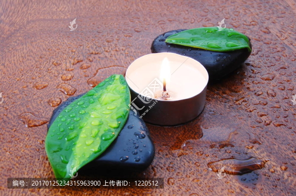 禪觀與石頭和樹(shù)葉