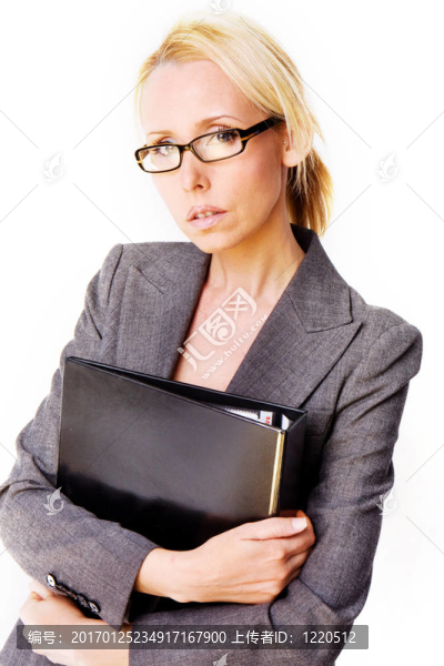 商業(yè)的金發(fā)女人