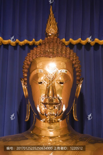 黃金佛寺金佛曼谷；泰國。