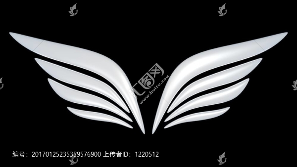 三維鳥翼符號(hào)