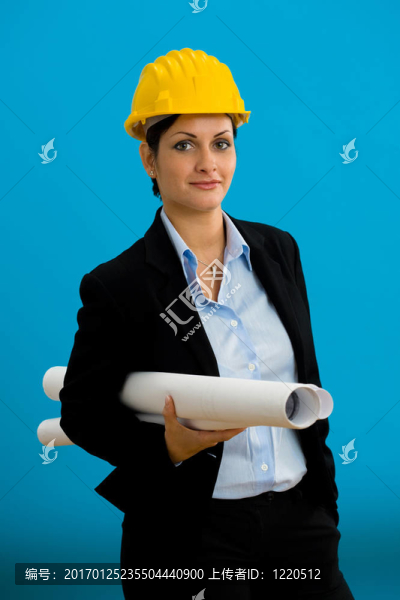 年輕的女建筑師