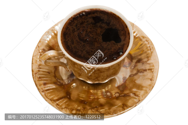 從咖啡杯