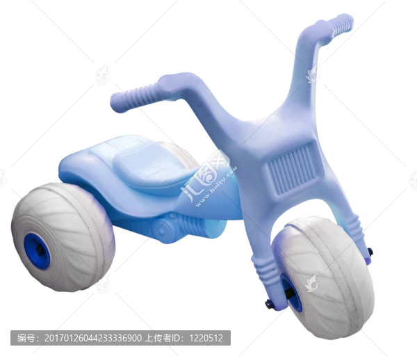 粉紅色的玩具三輪車
