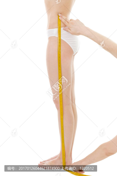 測(cè)量女人的腿長(zhǎng)
