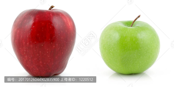 紅蘋果和綠蘋果