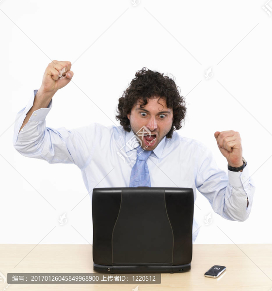 快樂的商人