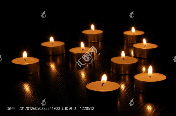 浪漫的蠟燭