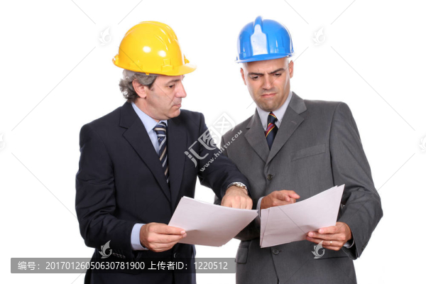 參加會議的商人；討論新項目