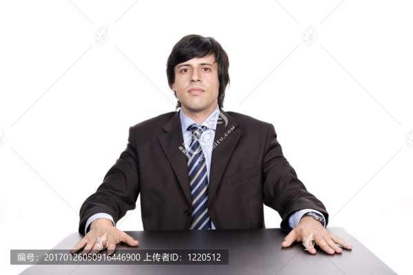 年輕的商人冒充