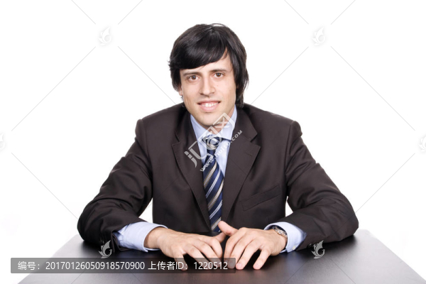 年輕的商人冒充