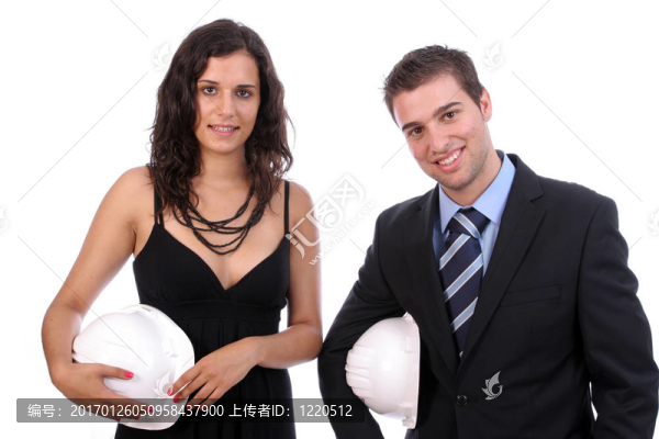 成功的年輕工程師夫婦
