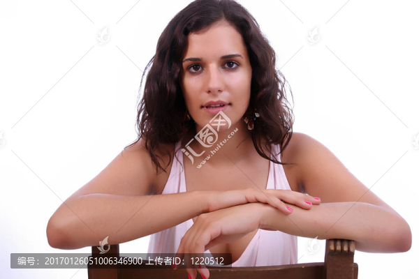 年輕美女肖像
