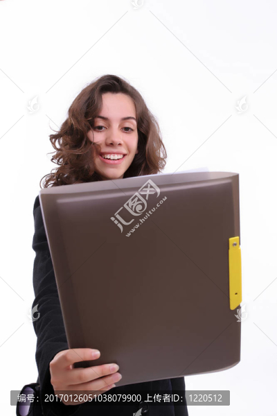 年輕的商人充滿思想