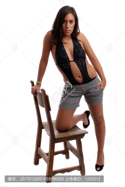 美麗的女孩冒充
