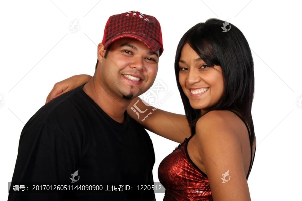 漂亮時尚的夫婦