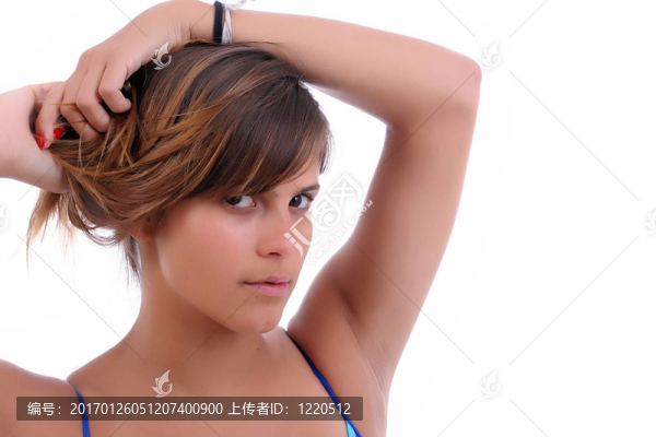 年輕美女肖像