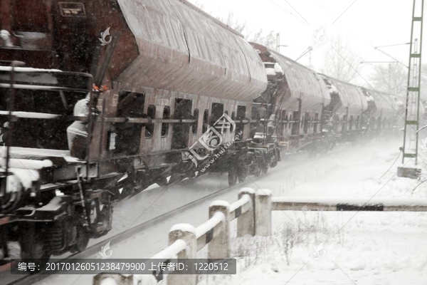 火車的雪