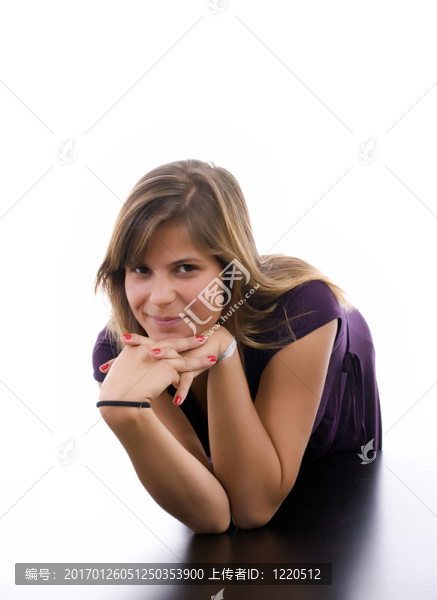 年輕漂亮女孩肖像