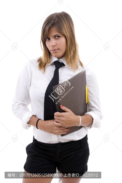 年輕的商人在工作