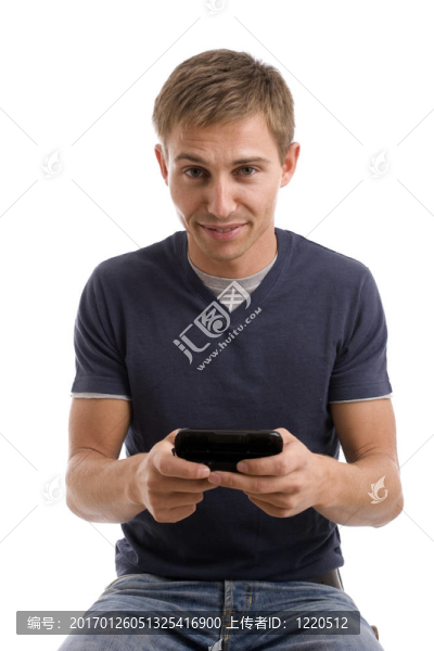 快樂休閑的男孩