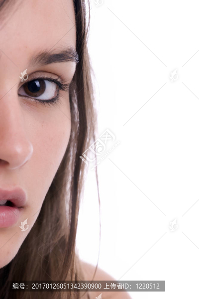 年輕美女肖像