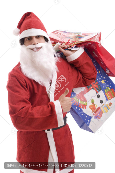 Young,Santa,Claus；充滿禮物