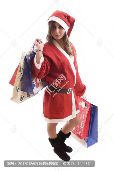 Young,Santa的女孩