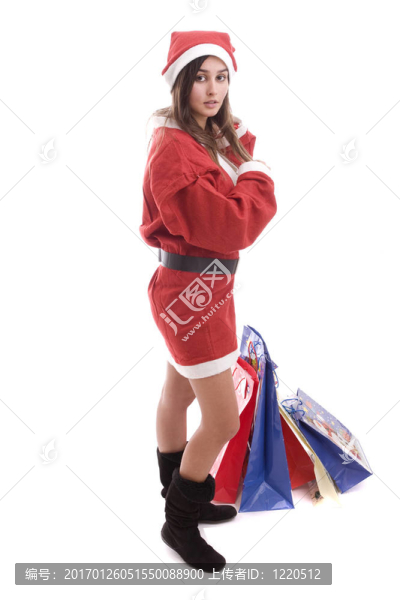 Young,Santa女孩假扮