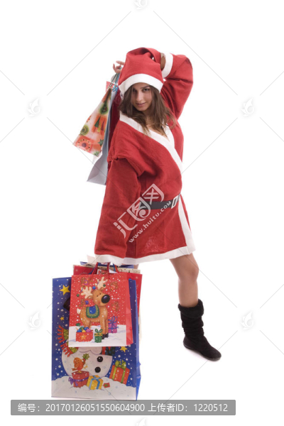 Young,Santa女孩假扮