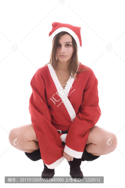 Young,Santa女孩假扮