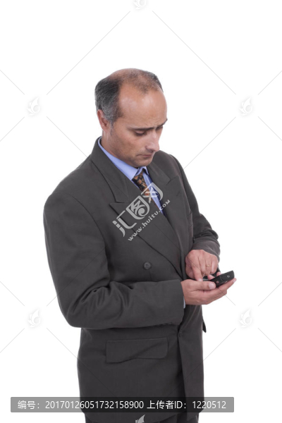 商人在電話里