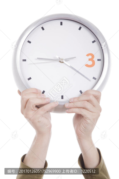 持時(shí)鐘的商人