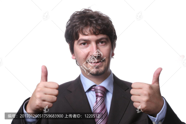 一個成功的年輕商人的肖像