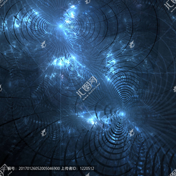 曲線與編織抽象