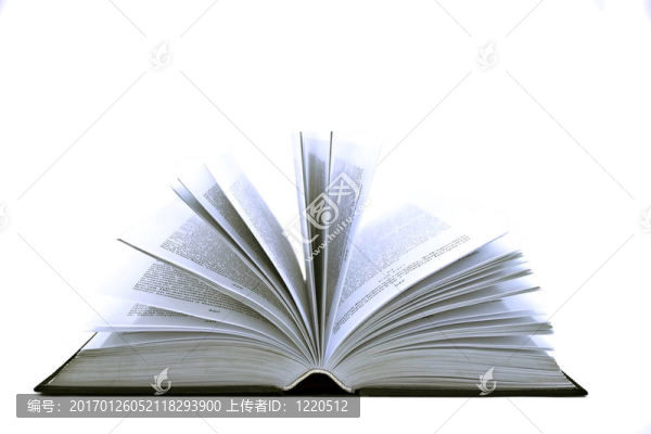 打開的書