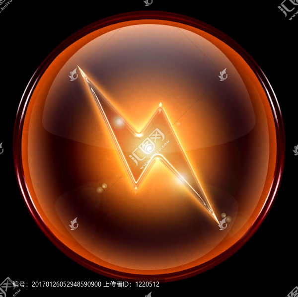 閃電圖標(biāo)。