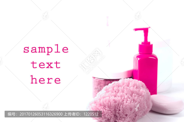 海綿；肥皂和潤膚露