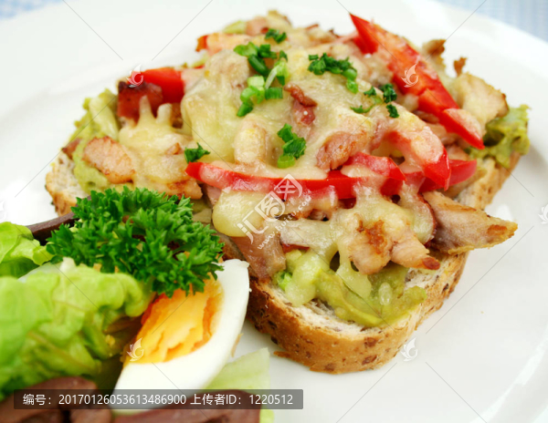 雞肉烤三明治