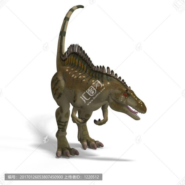恐龍Acrocanthosaurus