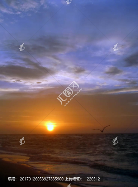 海灘日出