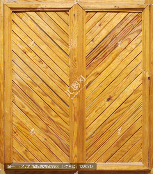 黃色的木門