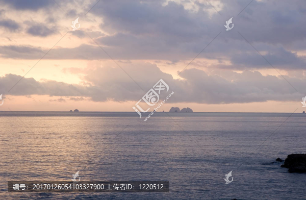 粉紅色的黃昏