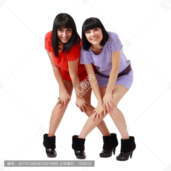 兩個微笑的女人