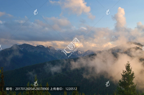風(fēng)景優(yōu)美的山地景觀