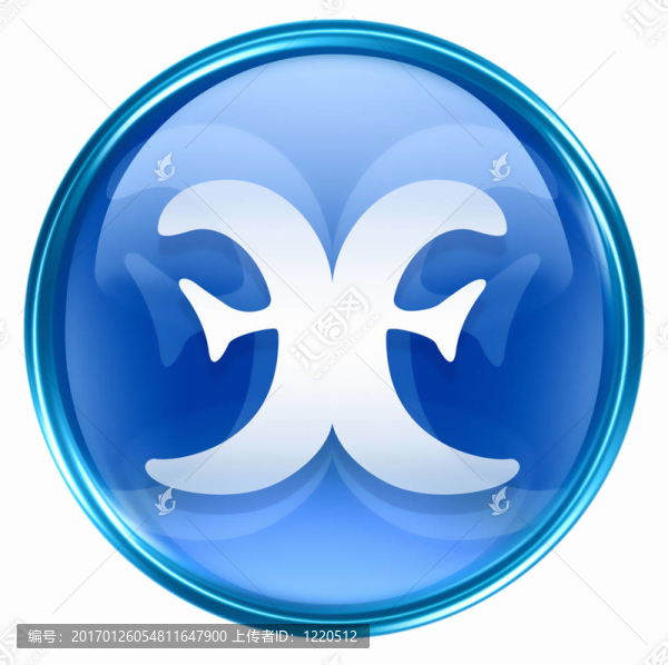 雙魚座生肖按鈕圖標(biāo)