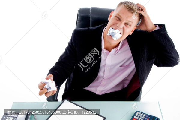 激怒商人畫像